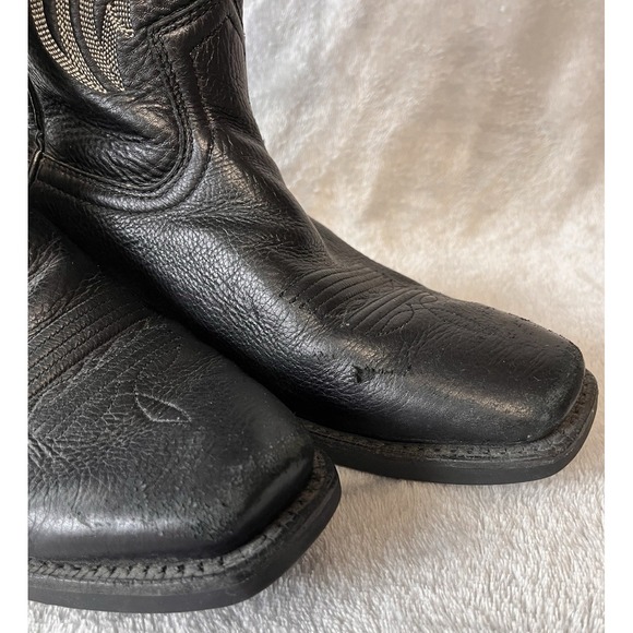 Ariat Mens Legend Western Performance Boots Black Square Toe SZ 8.5 EE - Picture 2 of 7